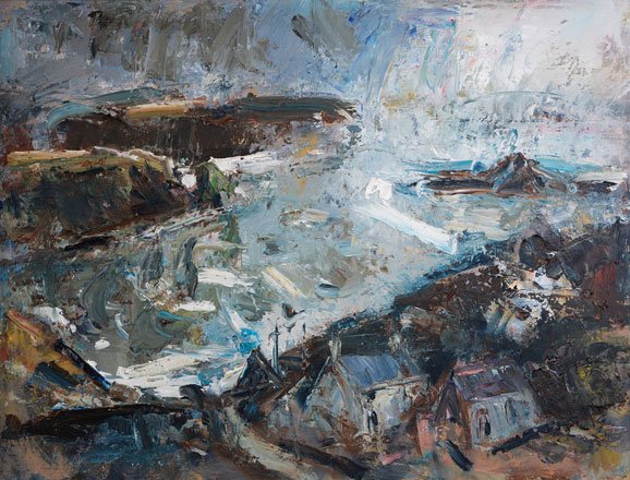 TheRealArtWales's tweet photo. 'Near Porth Meudwy, Llyn, Winter / Ger Porth Meudwy, Llyn, Gaeaf' (oil on linen 2017) by Gareth Parry is our wonderful Llun Yr Wythnos this week. Available on CollectorPlan for 12months @ 0%APR #artwales https://t.co/ztMhk29m6u