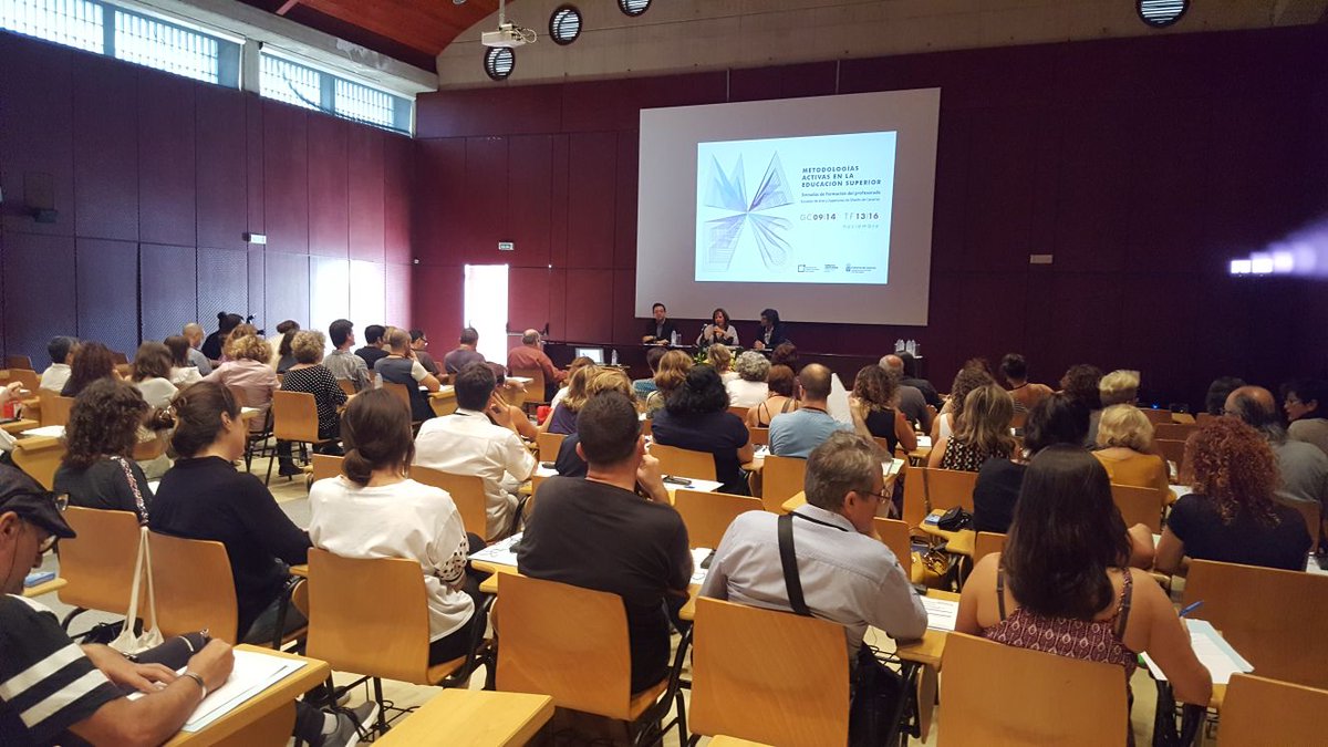EducacionGobC's tweet photo. Comienzan las jornadas de formación del profesorado ‘Metodología activa en la educación superior’, dirigidas a las Escuelas de Arte y Superiores de Diseño | #EASDGC https://t.co/swJtisIxHQ