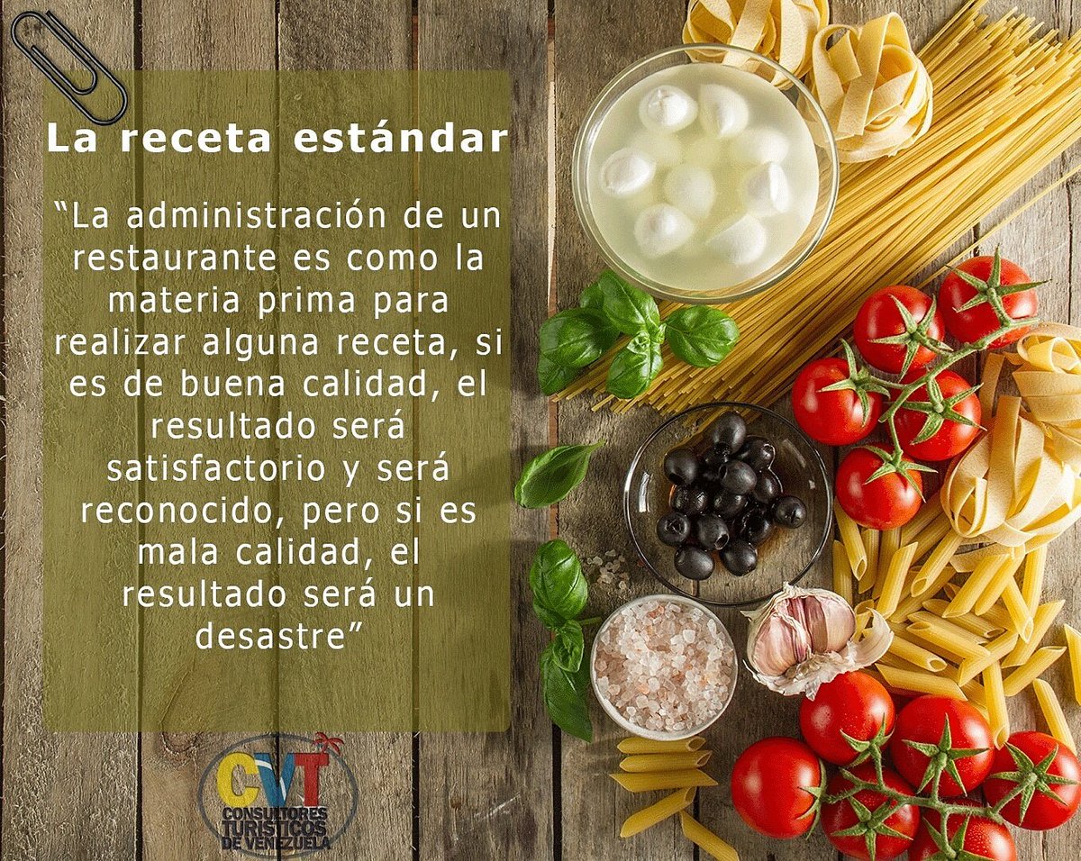 conventurvzla's tweet photo. Te asesoramos y capacitamos en el manejo de esta herramienta y en la administración y control de costos de los alimentos y bebidas
#foodie #foodietour #chef
#turismogastronomico #proyectosturisticos #marketingonline #marketiggastronomico #gastronomictourism
#estructurasdecosto https://t.co/zEyOpJ9Jjg