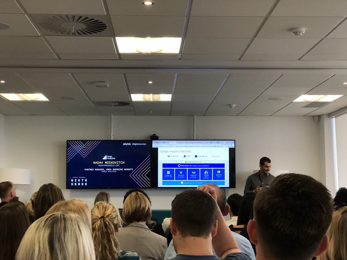 Sheldoncs's tweet image. Analytics360 probably excites me more than it should 🙈 #DigitalJourneys @JellyfishSA_