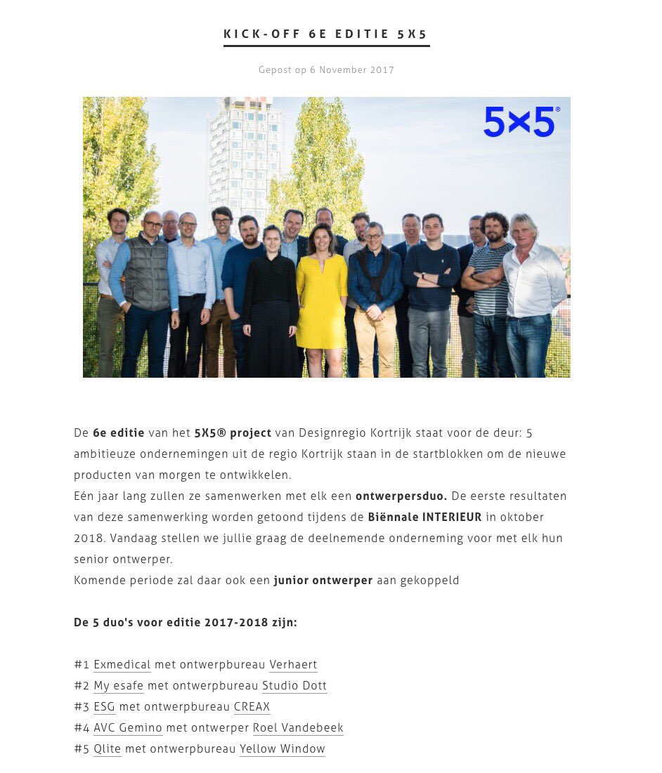 JulieLietaer's tweet photo. It's a match, 5x5! @DesignregioK #esg #creax #designthinking #circulareconomy #interieur2018 https://t.co/6D5QmAcR7U