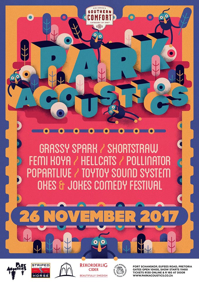 InfinityCoZa's tweet image. WIN: @parkacoustics &amp;amp; @southerncomfort presents @GrassySpark, @shortstrawband, @PopArtlive, @femkoya, @Hellcatsband1, @LovePollinator and Many More! bit.ly/2hWayQD