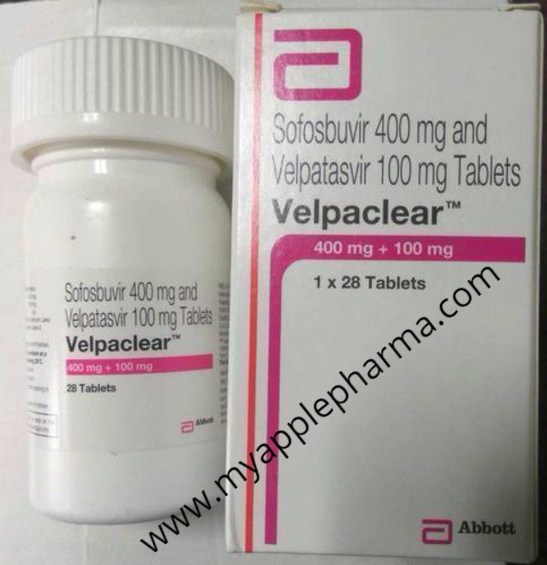 myapplepharm's tweet photo. Buy Velpaclear (#Velpatasvir 100mg and #Sofosbuvir 400mg) Tablets in Apple Pharmaceuticals #Hepatitis #HepatitisC #Velpaclear https://t.co/7lffewl84r https://t.co/Mc1Lw5cand