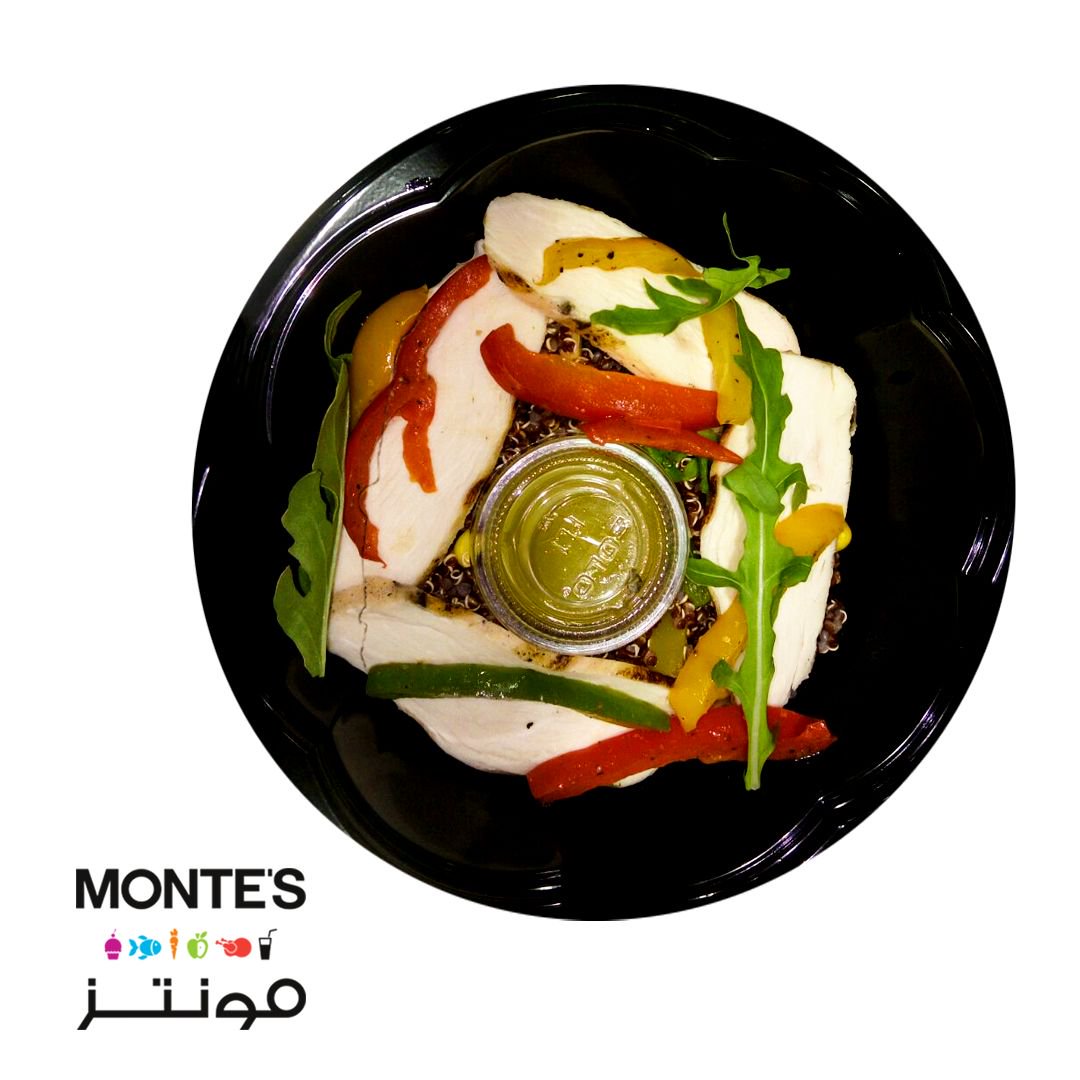 Montes_Qatar's tweet photo. The #Chicken and #Quinoa #Salad will give you an #energetic boost throughout your day.

#سلطة #الكينوا و#الدجاج تفعمك #بالطاقة و#الحيويّة. https://t.co/RUZyc3BiGR