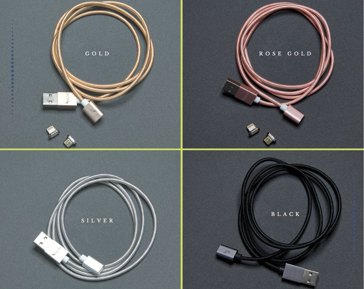 voltacharger's tweet photo. Have you seen all the Volta cables kick ass colours yet? Here they are!!
BUY yours TODAY with limited time offer: https://t.co/XwIpVabffM https://t.co/1DCvHhDCOQ