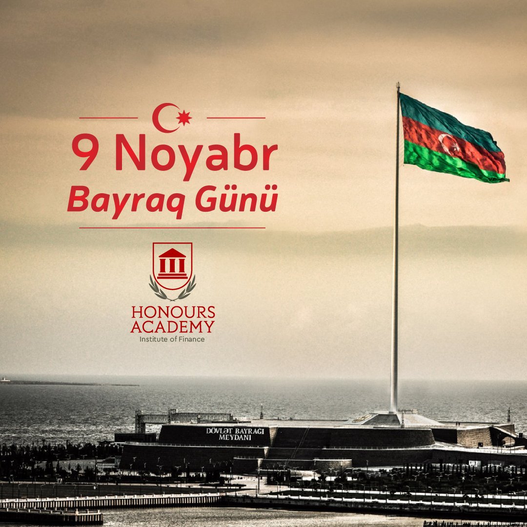 Honours_Academy's tweet photo. Dövlətimizin üçrəngli bayrağı, Azərbaycanımızın suverenliyinin və müstəqilliyinin rəmzi! Yaddaşlarımıza əbədi həkk olunmusan SƏN!
Azərbaycan Dövlət Bayrağı günümüz mübarək! https://t.co/XWPxbgEC06