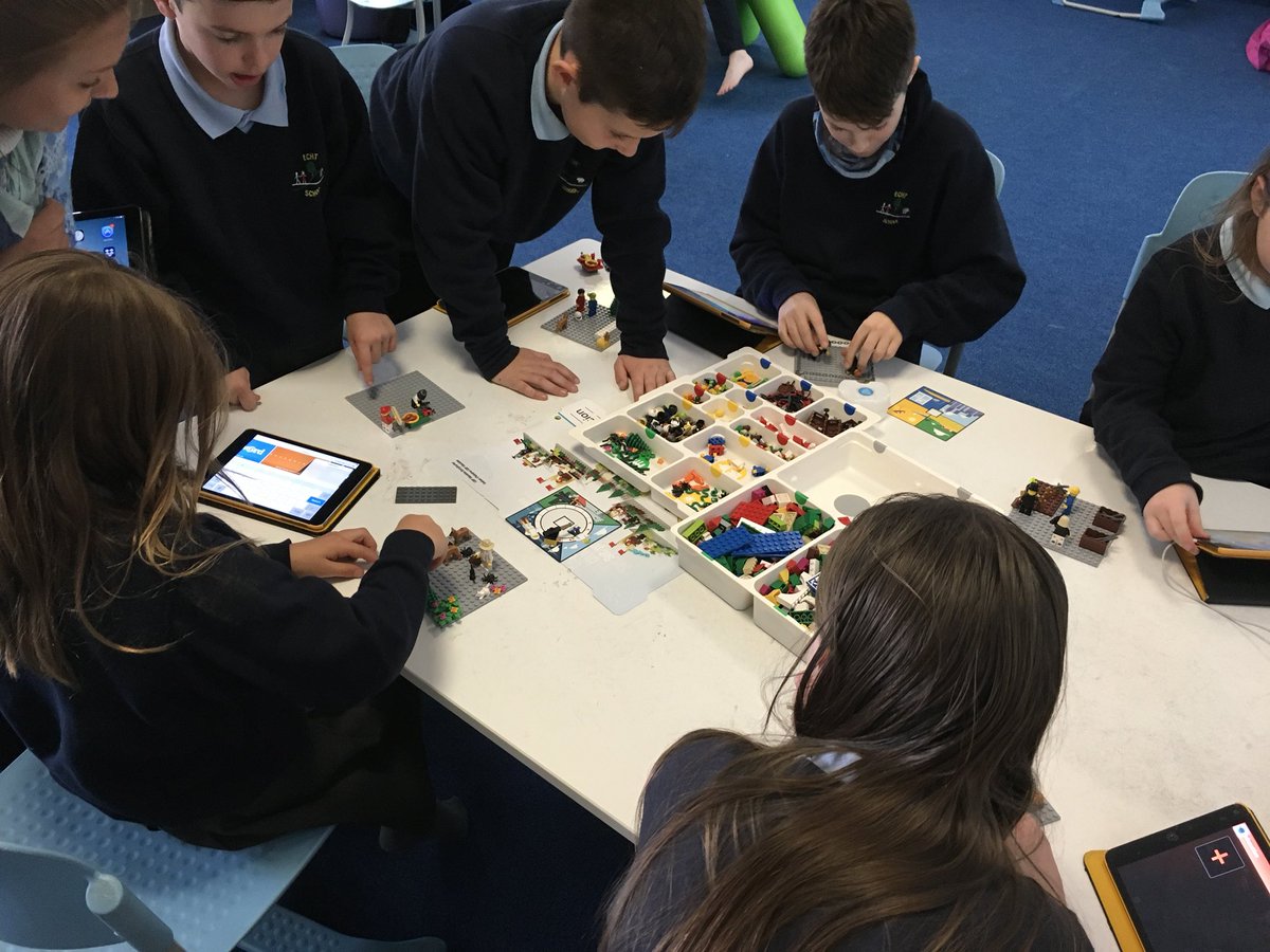 EchtPrimary's tweet photo. Using @LEGOeducationUK to support and engage with the writing process. Great excitement @EchtPrimary this morning! @DIgital_H2L2 https://t.co/7skhcNwRaQ
