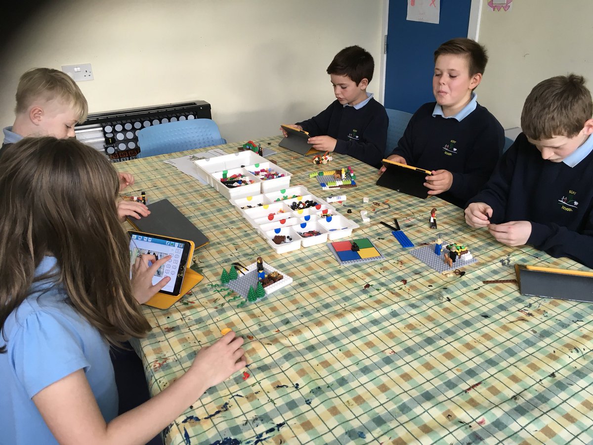 EchtPrimary's tweet photo. Using @LEGOeducationUK to support and engage with the writing process. Great excitement @EchtPrimary this morning! @DIgital_H2L2 https://t.co/7skhcNwRaQ