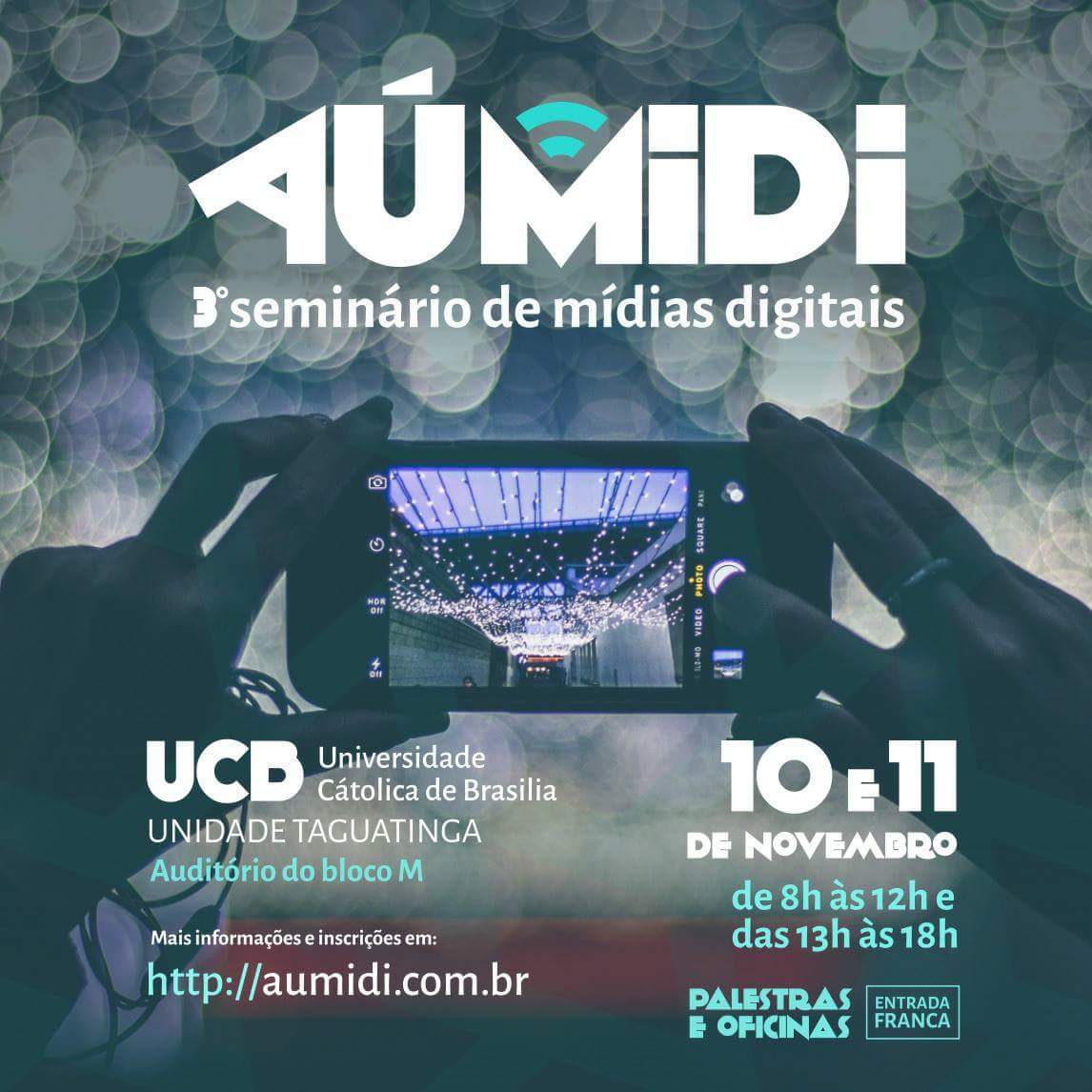 gingadf's tweet photo. Veja quais são as palestras e oficinas que serão ministradas no AúMidi https://t.co/09GAMsG3eO
@DFJUG @javanoroeste 
#blockchain #tvdigital #games #Mídiasdigitais https://t.co/CAdIbsyp1P