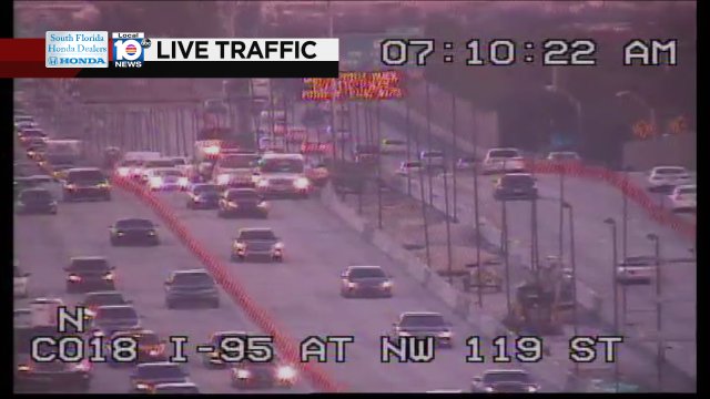Crash on I-95 SB Express at NW 119th St #traffic https://t.co/icbgVDV11w