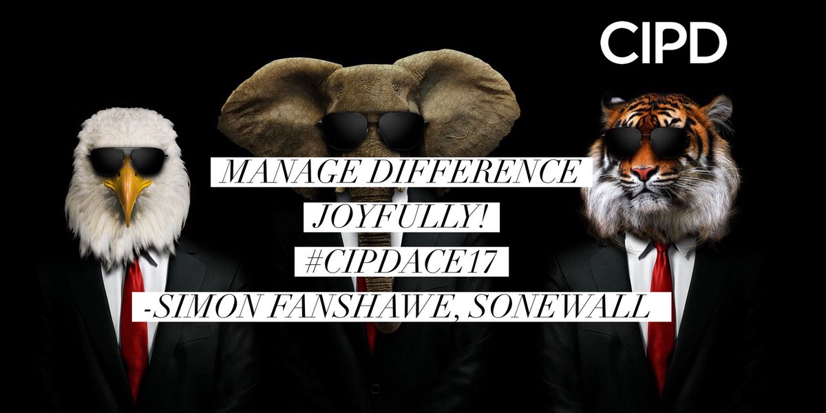 CIPD's tweet image. A well-managed, diverse team is highly productive, innovative and will achieve more @SimonFanshawe #E1 #cipdACE17