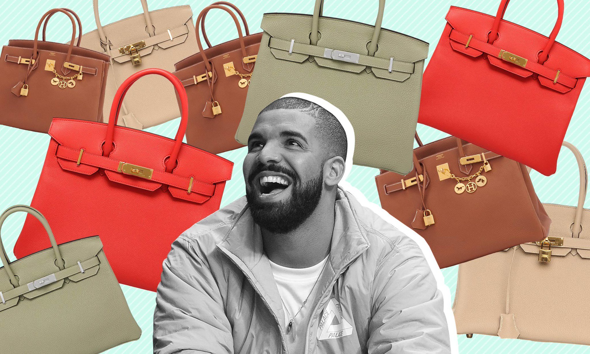 Drake hermes hotsell birkin