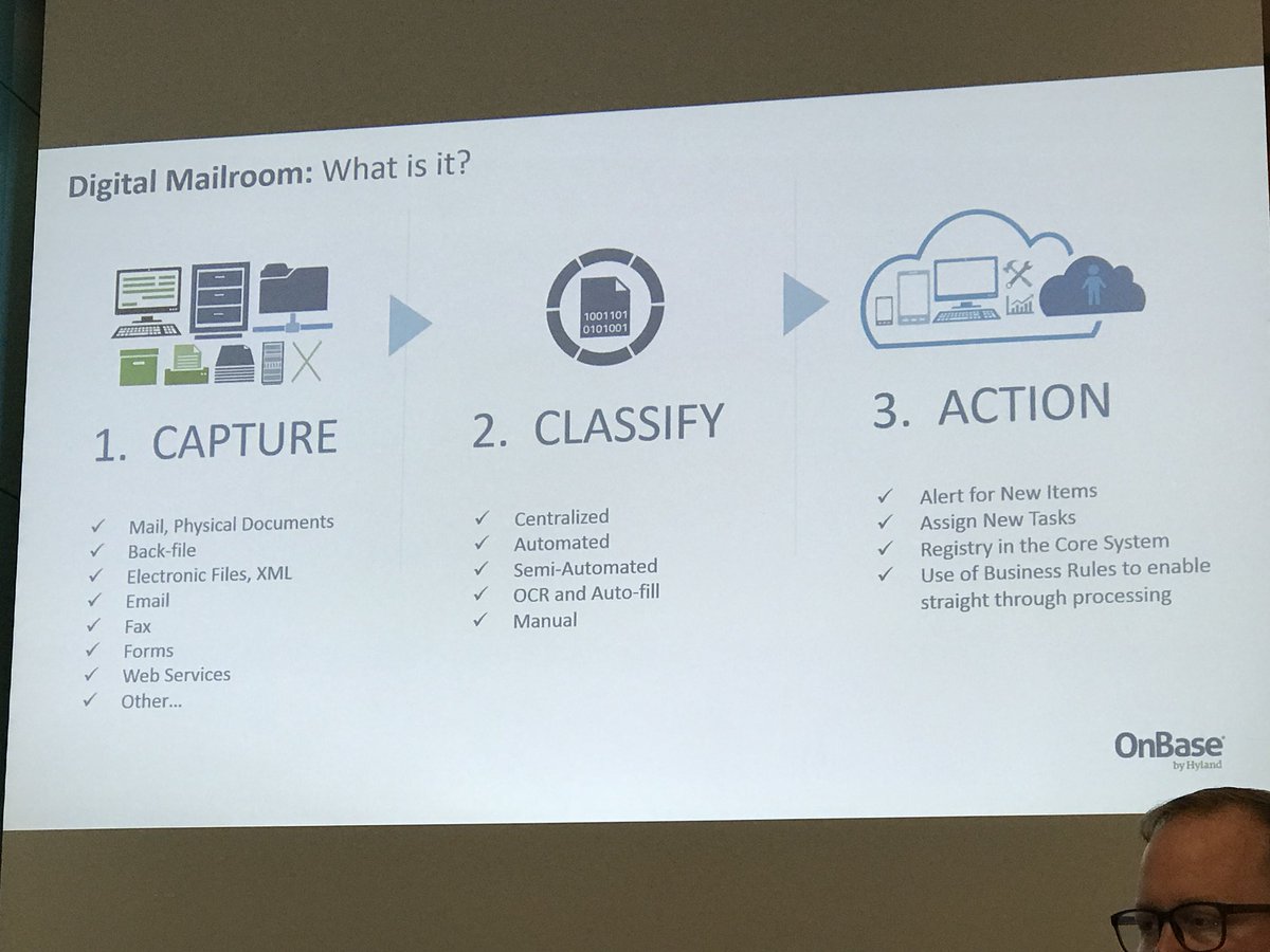 hockeysal's tweet photo. Exciting to hear @OnBase thought leadership on digital mailrooms at #OnBaseSummit @IronMountainEUR https://t.co/OijFQHUCIV