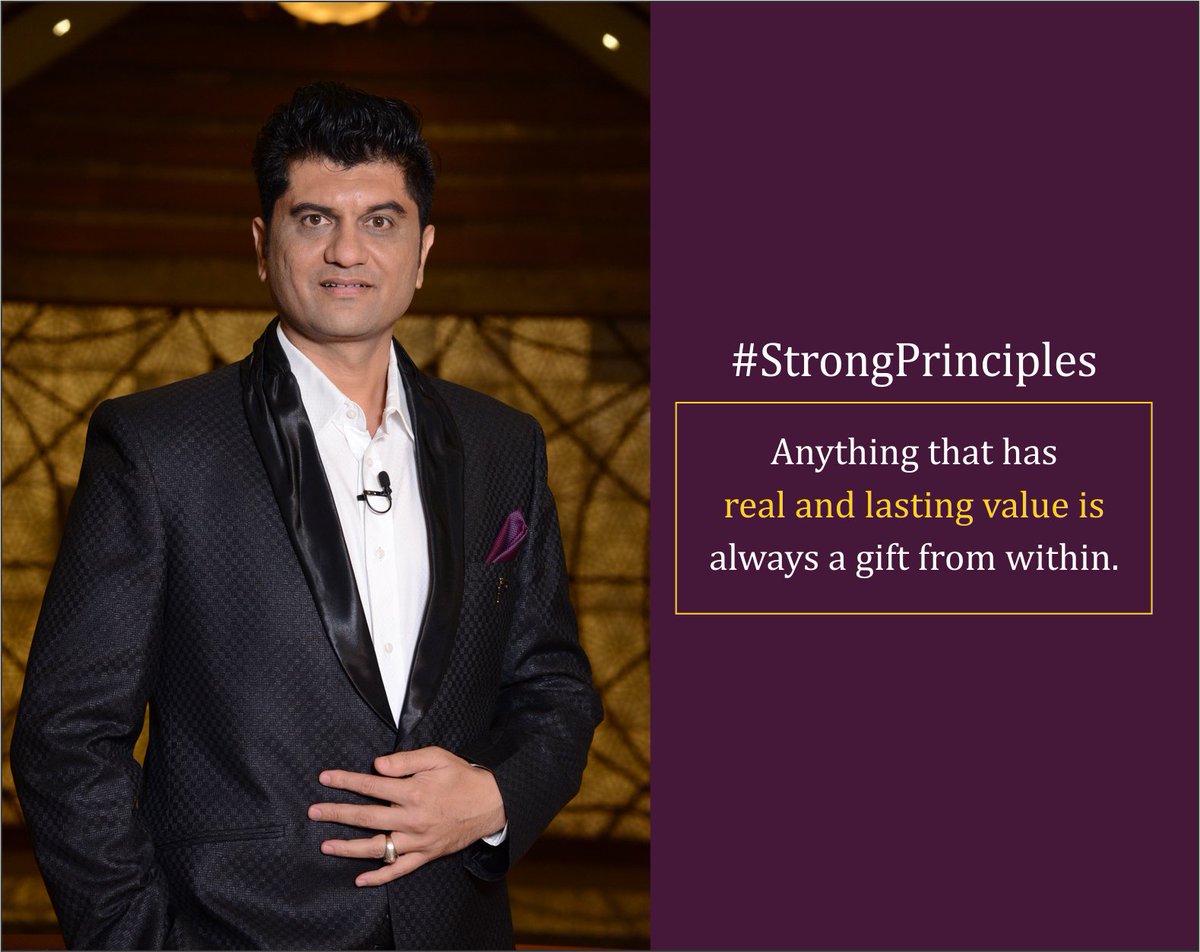 StarPoojaPiyush's tweet photo. Anything that has real and lasting value is always a gift from within.
#StrongPrinciples #poojaandpiyushvyaas https://t.co/3H9HtXj95C