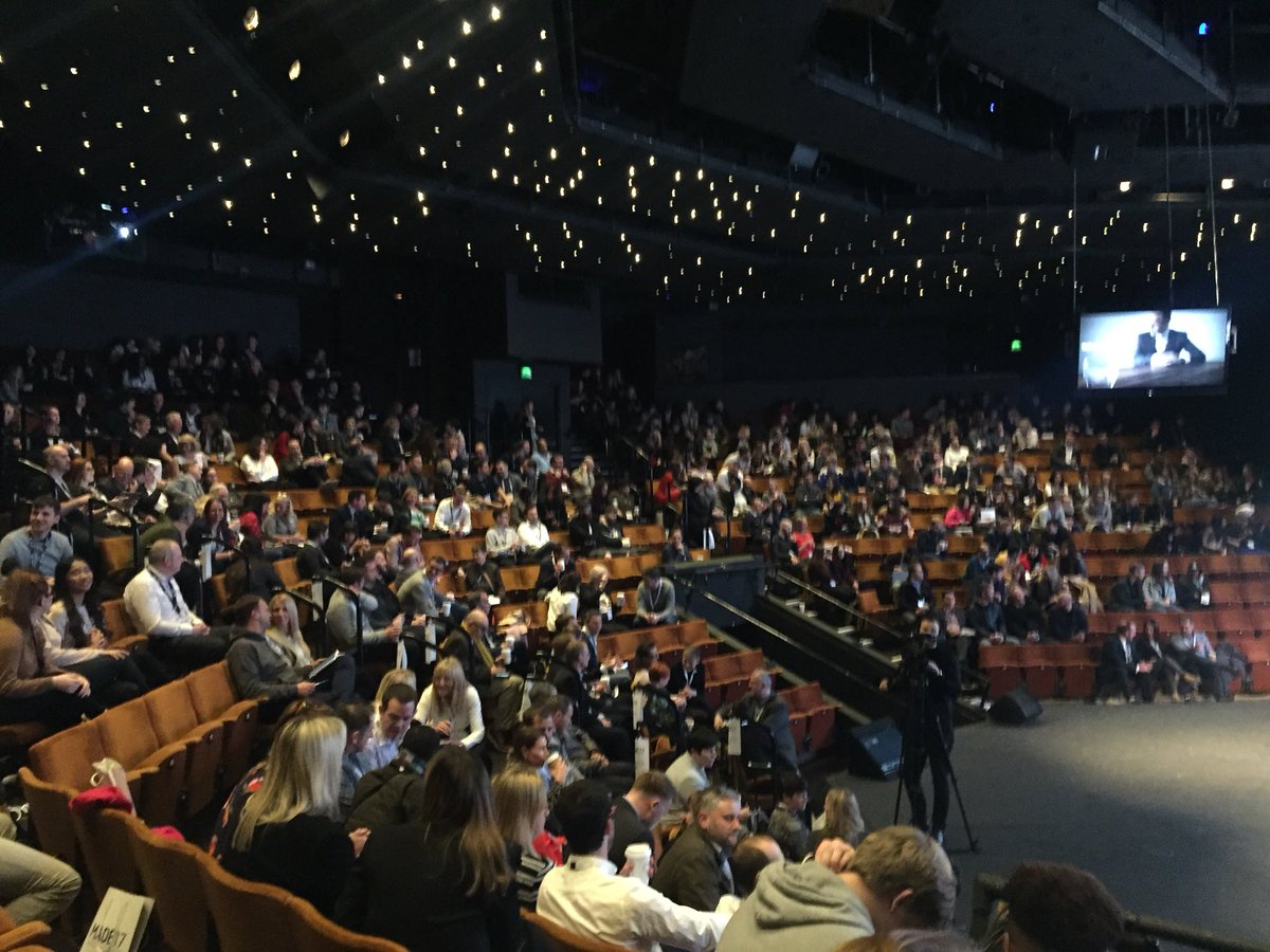 MarketingSheff's tweet photo. Audience buzzing with @GeoffRamm’s 120 second creative segments- #teaandaweefor50p genius! #MADE2017 https://t.co/BUKNumgdHK