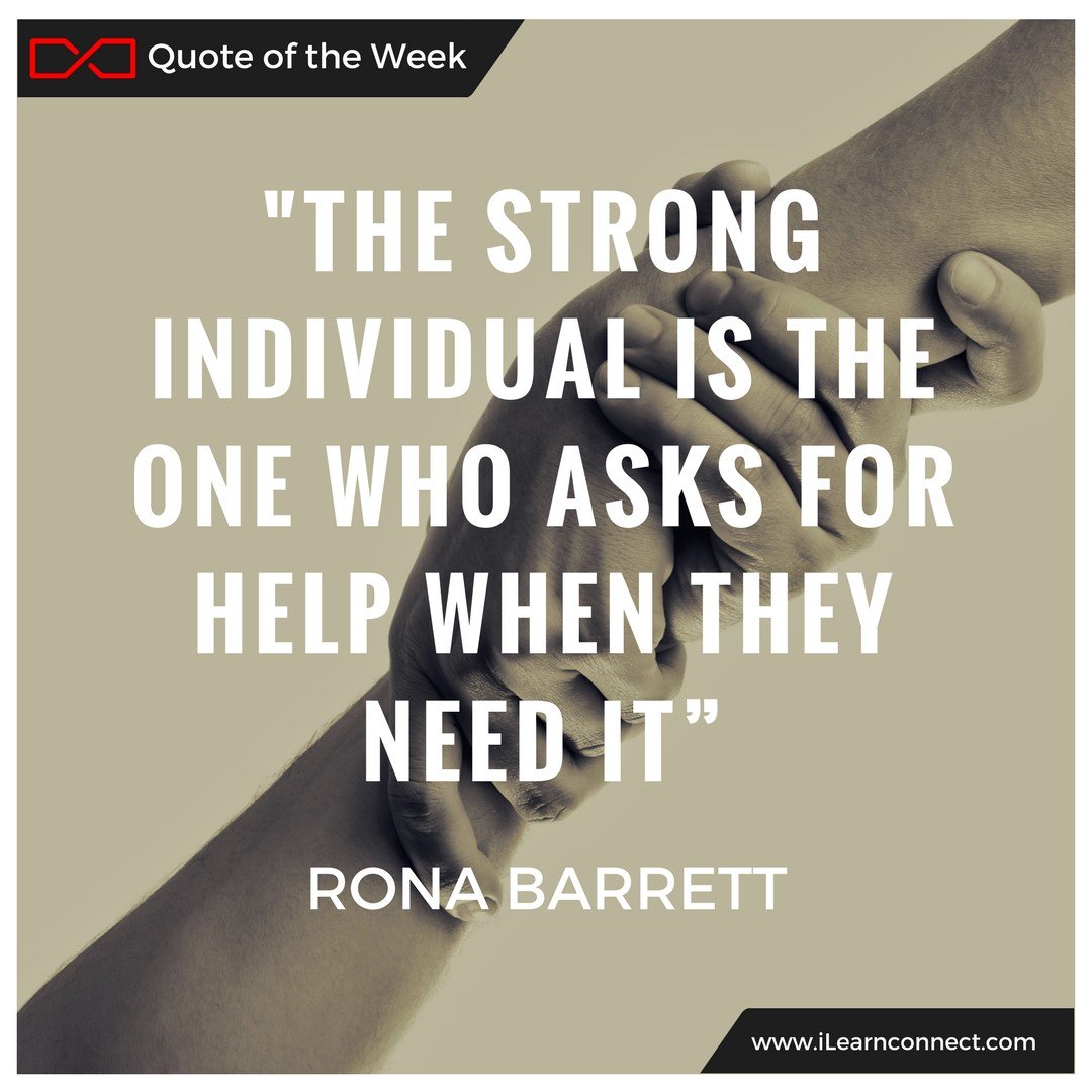 iLearn_Connect's tweet photo. #help #iLearnconnect #quote #inspiration #ronabarrett https://t.co/sxLmJr9XTa