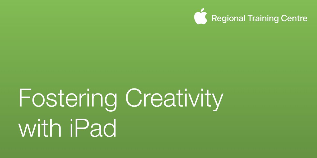 Fostering Creativity with iPad - Art
Looking forward to this afternoon #Applertc