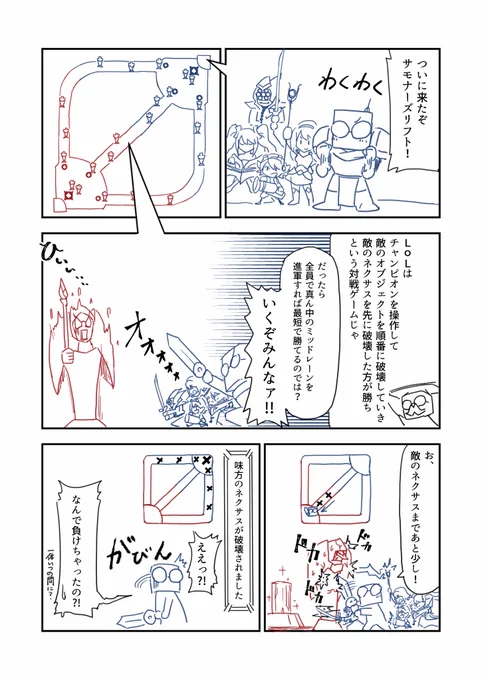 豆腐頭でも分かる! LoL初心者講座⑫ #leagueoflegends
「担当地域(ポジション)」篇 その1

今回から担当地域(ポジション)のお話です。
レーンに分散する理由の説明がややこしいので、よく分からんという方は「そういう作法なんだ」と思っておいてください。 https://t.co/hqO9plYK6p