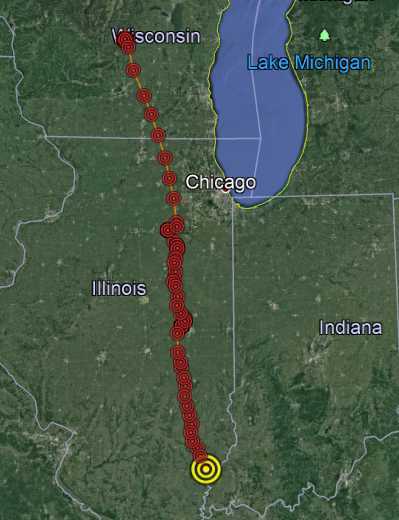 OperMigration's tweet image. Whooping Crane #26-17 is Progressing South operationmigration.org/InTheField/201…