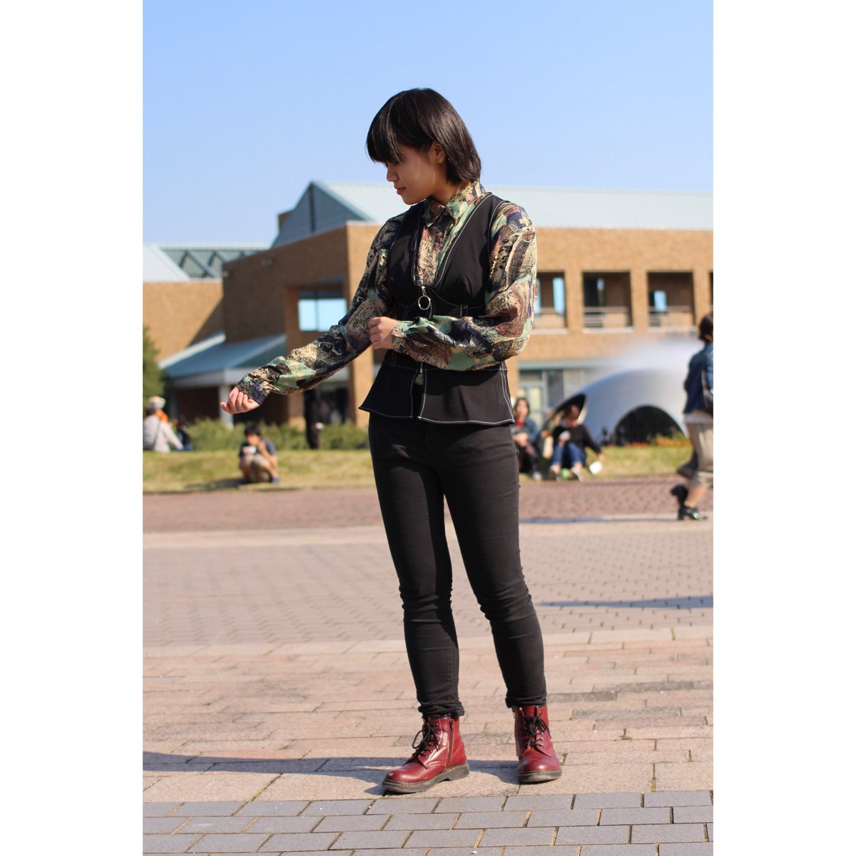 Trunkchoice's tweet photo. 《学祭SNAP》
TRUNKCHOICE×岡山県立大学

#岡山県立大学
#学園祭
#岡山
#スナップ
#モデル
#写真
#ファインダー越しの私の世界
#とらんくちょいす。
#RT https://t.co/UcwhgEpwrC