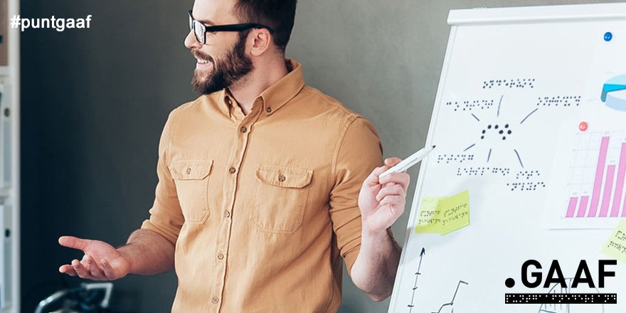 Je kent ze vast wel. Die ingewikkelde vergaderingen met PowerPoints sheets, flip overs en post-its. Maar wat als je al die informatie mist? #toegankelijkheid #puntgaaf