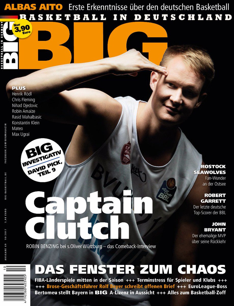 BIG_Deutschland's tweet photo. Die neue #BIG69 ist seit Dienstag im Handel. Die Hallenpläne von @soliver_wue, der Aufschwung von @albaberlin unter Aito Garcia Reneses, Marcus Albanus von @BigCityBBall u.v.m.! https://t.co/57Vk3yFgzL