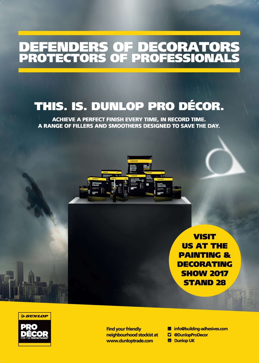 Dunlopman's tweet photo. Come and see me at this year's @PDShow1 - take your picture and tweet your #SuperHeroName for your chance to win a luxury hamper!!!

#decorating #painting https://t.co/4kiXeSIRd2