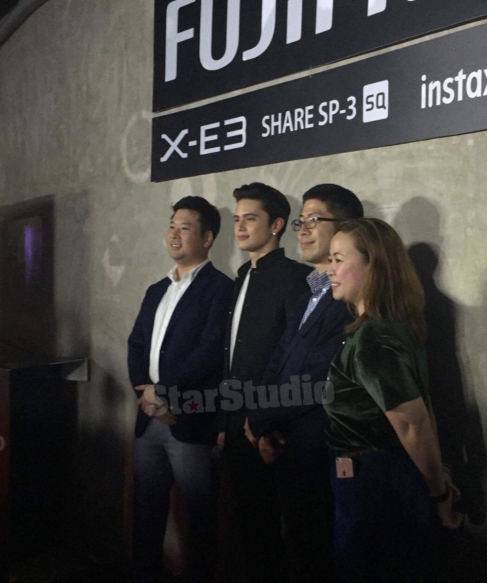 StarStudioPH's tweet photo. #WhereIsStarStudio at the launch of the new Fujifilm X-E3 with its brand ambassador, James Reid, and the new Fujifilm influencers, celebrity photographers, Shaira Luna and Magic Liwanag #FujifilmUnderground #TimeForCreativity #CreateYourEdge https://t.co/uPOuSaVsYk