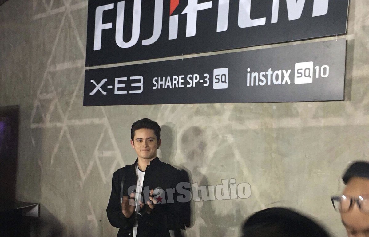 StarStudioPH's tweet photo. #WhereIsStarStudio at the launch of the new Fujifilm X-E3 with its brand ambassador, James Reid, and the new Fujifilm influencers, celebrity photographers, Shaira Luna and Magic Liwanag #FujifilmUnderground #TimeForCreativity #CreateYourEdge https://t.co/uPOuSaVsYk