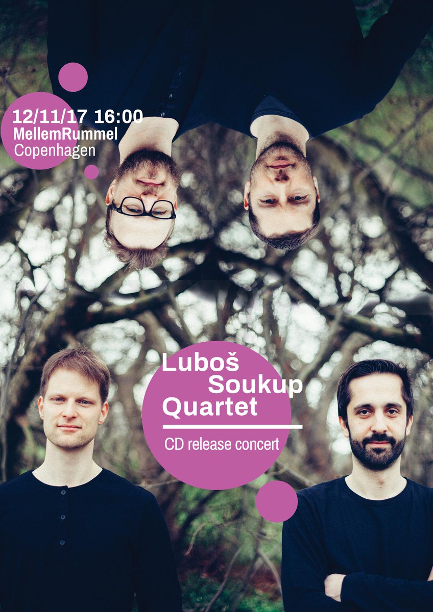 LubosSoukup's tweet photo. 3 days to go to our CD release concert. The #newAlbum is featuring the guitarist #LionelLoueke | #LubosSoukupQuartet #jazz #jazzdk #cph https://t.co/SrF6f8ek0l
