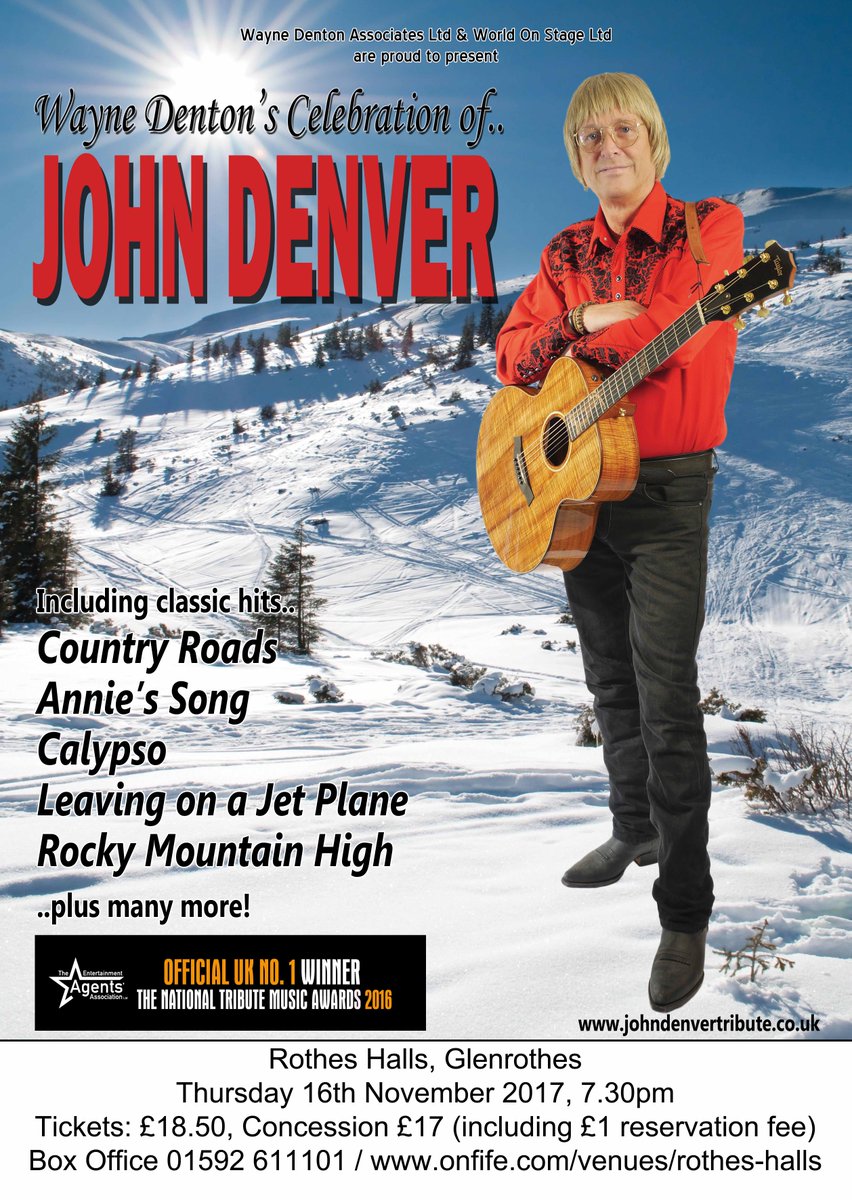 johndenvershow's tweet photo. Ye-Ha! Join the @johndenvershow next Thursday 16th @RothesHalls #Glenrothes #Fife for some classic #CountryMusic @onfife @FFP @GlenrothesGaz https://t.co/xCeAQLsvSE