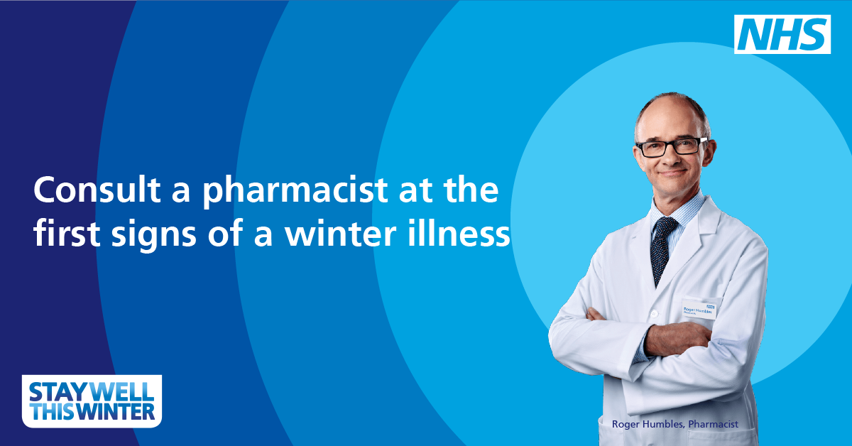 Local pharmacists should be the first port of call if you feel unwell this winter bit.ly/2iV8tYq #AskYourPharmacistWeek