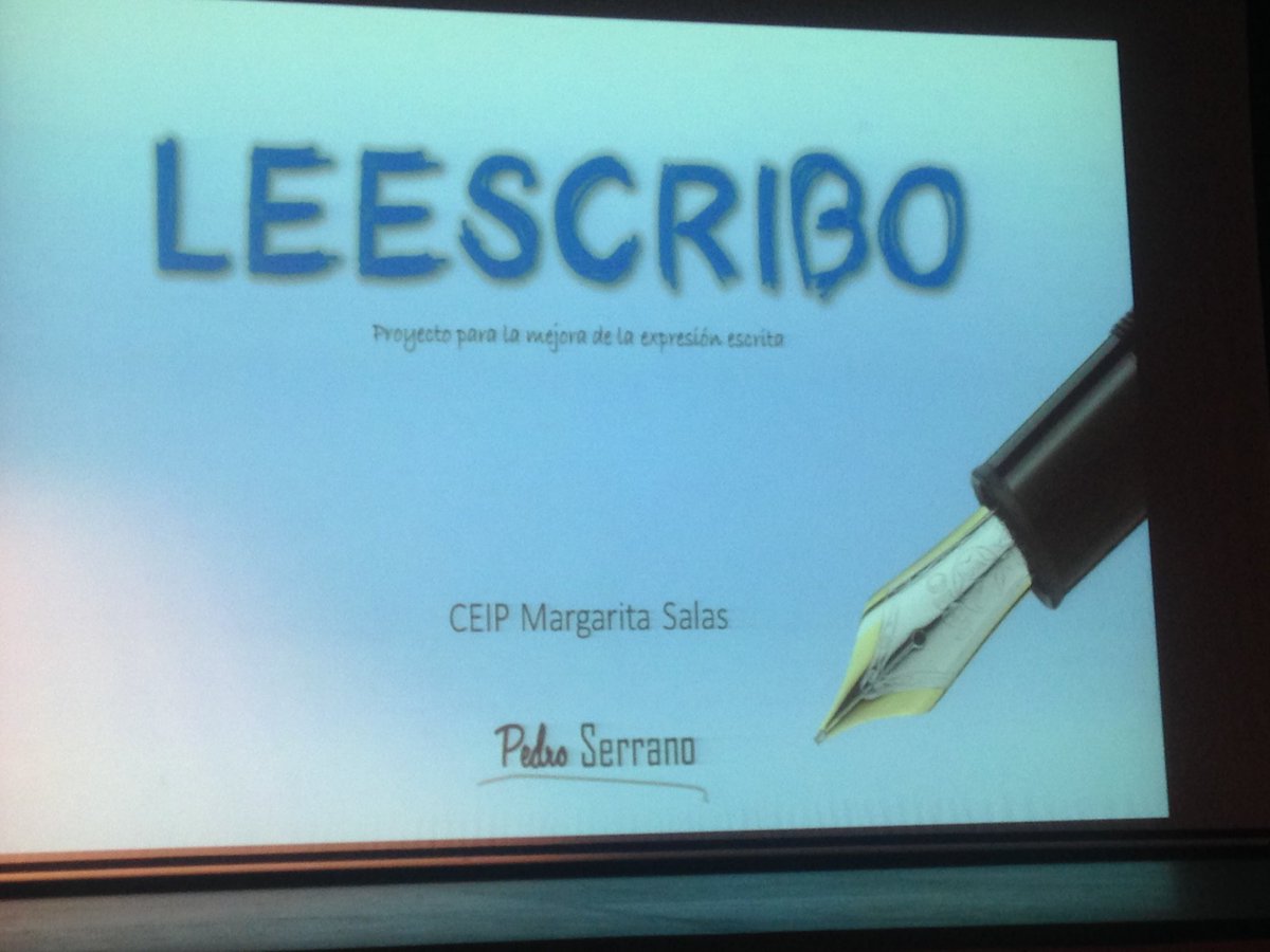 Hoy_Libro's tweet photo. El @CeipMargaritaSa expone su proyecto #LEESCRIBO premio Giner de los Ríos de @educaciongob en la VII Jornada de #lectura de #Valladolid https://t.co/dwffyiw9C6