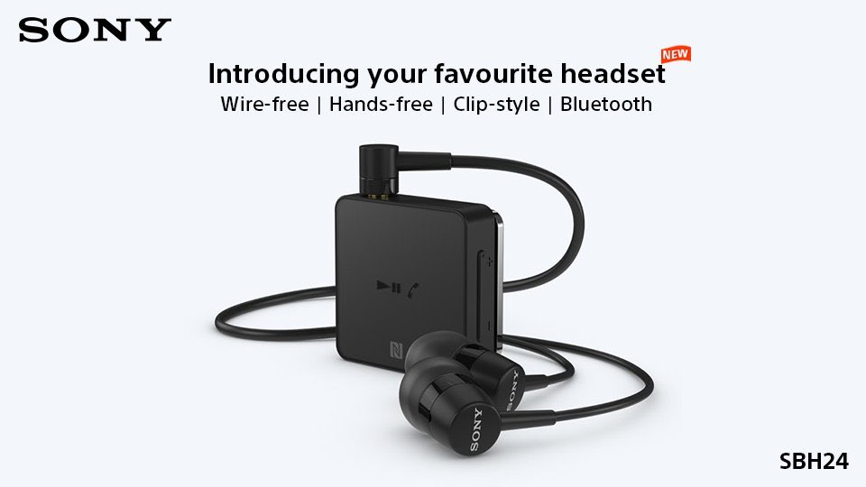 sony_india's tweet photo. Listen to your playlist & answer your calls in a stylish & effortless manner. #Sony introduces the new #SonyHeadset SBH24. Simply #PairWithXperia & experience it.
Know more: https://t.co/tks8KTHqBl https://t.co/vc3QGN7KOn