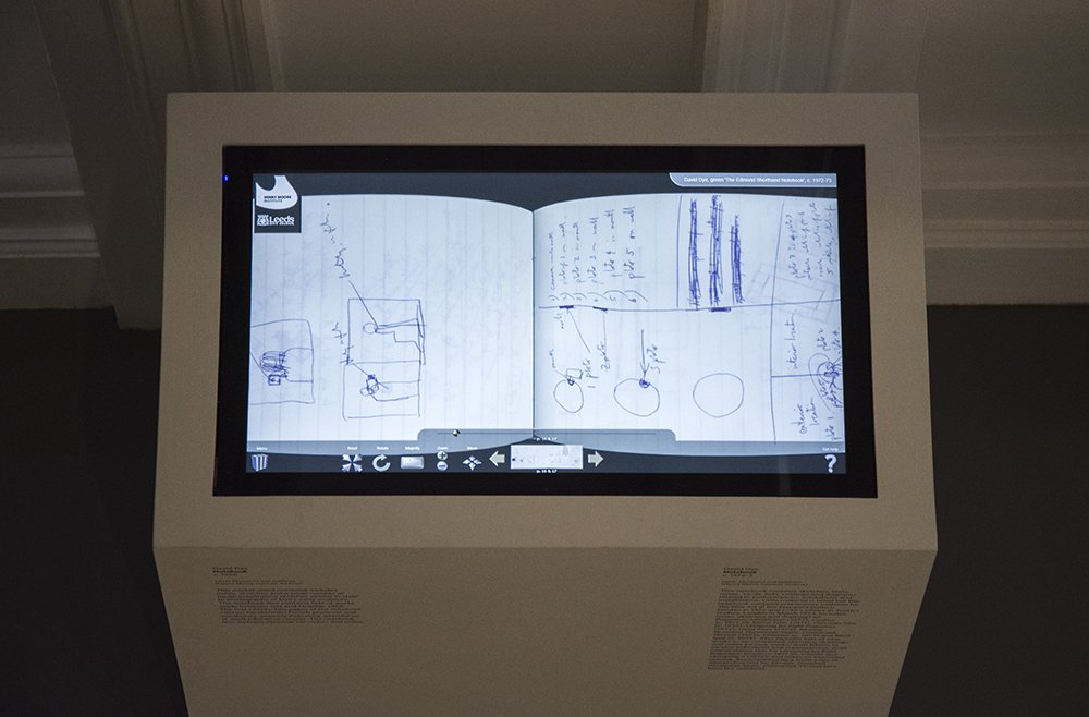 HMILeeds's tweet photo. Leaf through the pages of a #DavidDye sketchbook in our current exhibition 'Devices' @LeedsArtGallery, using the excellent Turning the Pages software https://t.co/qWLL81q33q https://t.co/0FHWt3FQfl