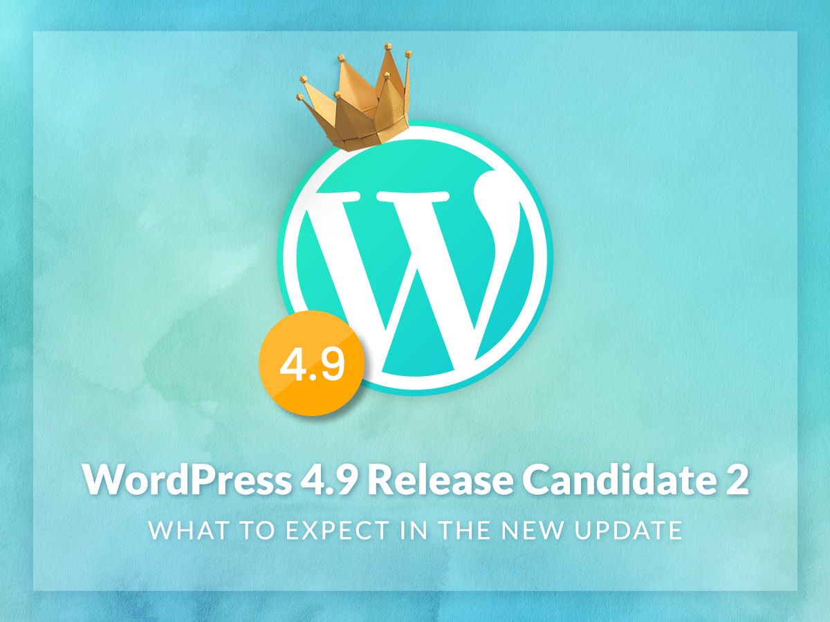 wpdaddythemes's tweet photo. WordPress 4.9 Release Candidate 2 – What to Expect in the New Update https://t.co/xMhQN7pM8a #wordpressupdate #wp4.9 #wpupdate https://t.co/hFRM7y6A2B