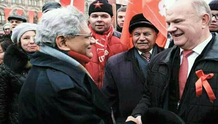 ajoydasgupta's tweet photo. @SitaramYechury at #NovemberRevolution100 celebration at Moscow. https://t.co/afi8ZVJUxu