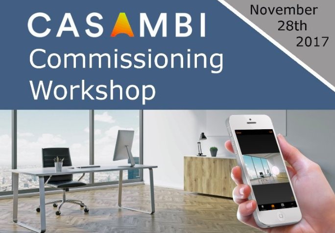 Casambi_Oy's tweet photo. Sign up now for the Casambi workshop that will be held in London on the 28th of November. Goody bag with award winning technology included.
https://t.co/DMHB5XeOaP https://t.co/6aiQeizEGo