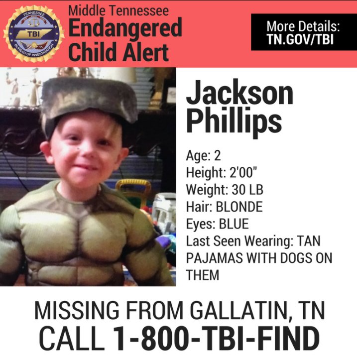 MORE: Endangered Child Alert issued for missing Gallatin boy. on.nc5.co/2zu2EoY