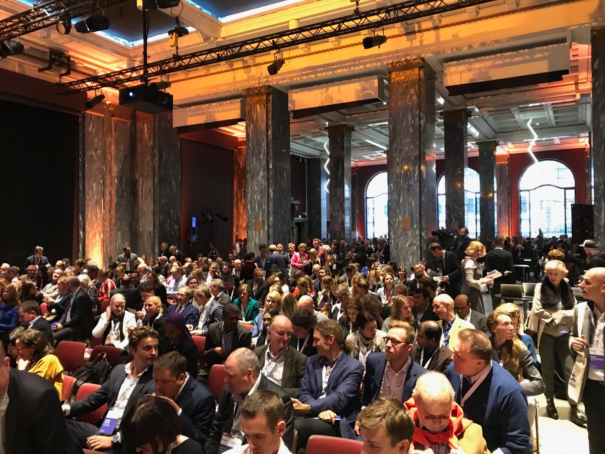 FerdOwner's tweet photo. Soon on stage #EVPA17 with a stellar crowd who aims to scale social solutions across Europe #SocEnt https://t.co/I0NKtWmH6U