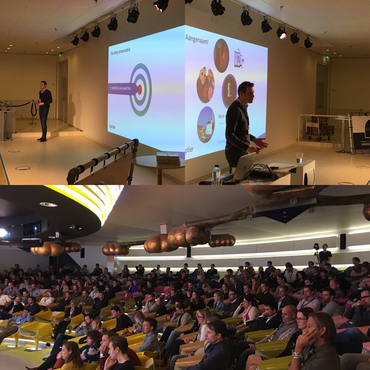 Ecominsights's tweet photo. Iedereen bijgekomen van de lunch dip? @majvandenberg van @Spotler_NL komt met tips en trucs om je email marketing te verbeteren. #ecominsights https://t.co/Xte8VSFbj1