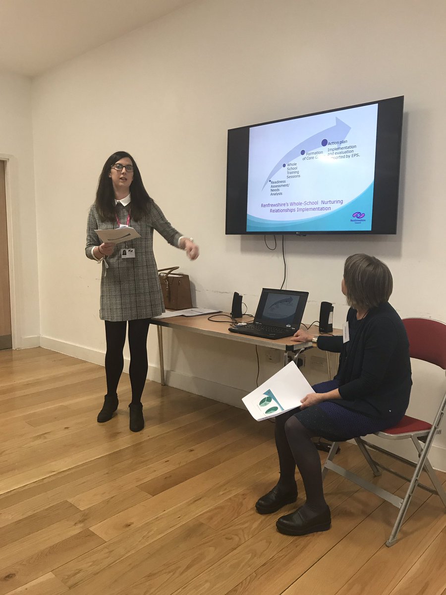 RenfrewshireEPS's tweet photo. Renfrewshire EPS workshop at Children's Services Conference. 
Emphasising the importance and relationships and nurturing approaches. 
#RNRA #nurturingrelationships #attachmentinformedpractice https://t.co/O3e5lY8i0c