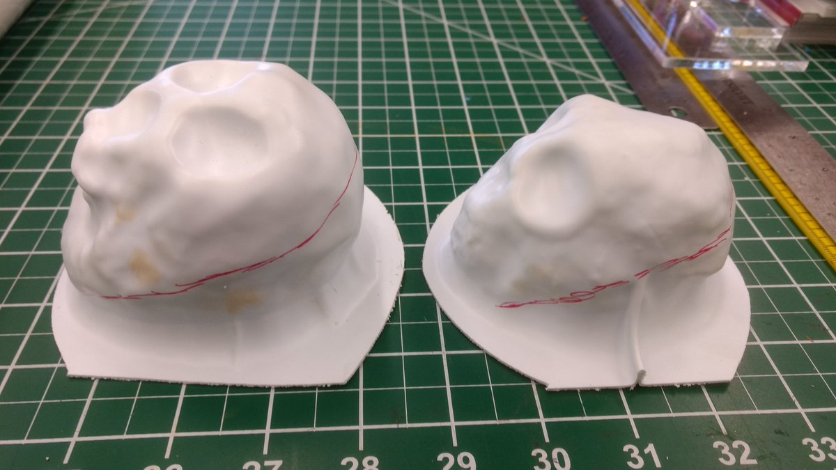 growAllison's tweet photo. Wish me luck?
Have to get some air dry clay out of #vacuumFormed plastic, and it looks like a job for the bandsaw! #makered https://t.co/vpgPvF1CuX