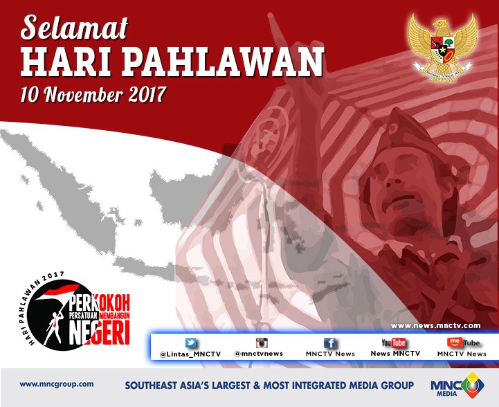 Selamat #HariPahlawan 2017!
Perkokoh Persatuan Membangun Negeri!
#Pahlawanku