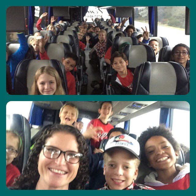 JennaGrayNHES's tweet photo. Here we gooooo! 5th Grade's big field trip to Jamestown and Yorktown! We're so excited to be on the way! #nagsheadschool https://t.co/6ZFLD0QLOF