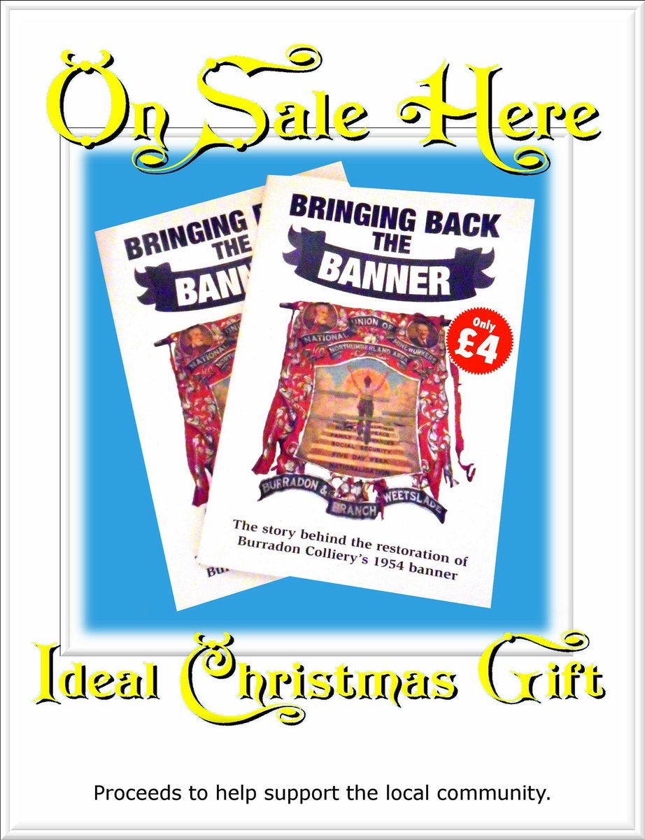 BurradonForum's tweet photo. Our banner project books are on sale at The Salon, Davidsons Chemists and Barbara Ann's in the village @DurhamGala https://t.co/cz1CsY5R0O