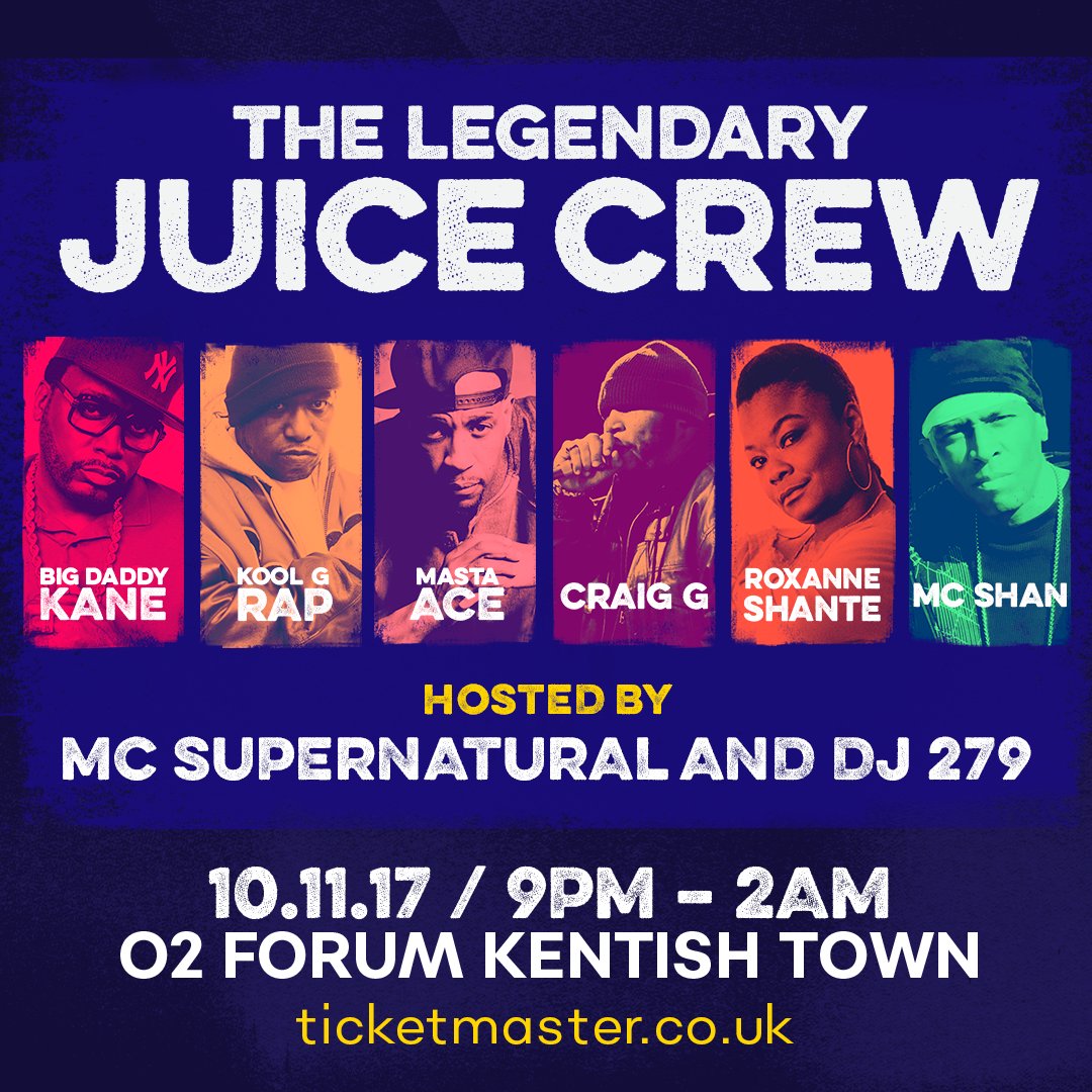 GetAtGrassrootz's tweet photo. Tomorrow Night...it's the Juice Crew! Info/Tickets: https://t.co/D40jCV7s9K #London #LiveShows #hiphop #gigs @TheRealSuperNat @DJ279 @SpreadLoveTV https://t.co/bTHPuq6rHe