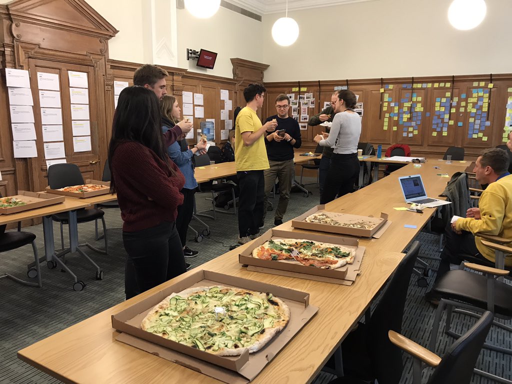 Thanks <a href="/homesliceLDN/">Homeslice</a> for amazing pizza delivered to our workshop #teamday #discovery organised by <a href="/_victorhwang/">victor</a> <a href="/laurencegrinyer/">Laurence Grinyer</a> <a href="/ColinPattinson/">Colin Pattinson</a>