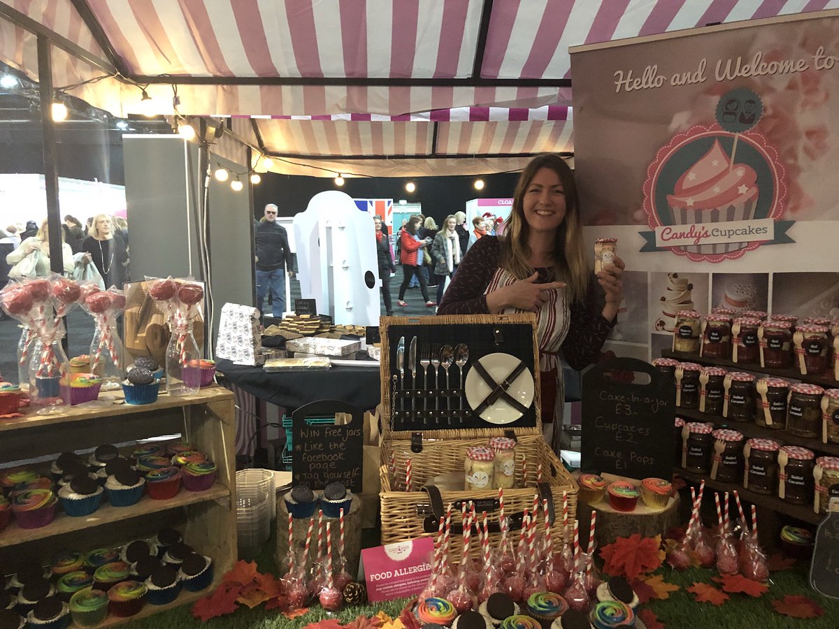 Here at #cakeandbakeshow thank you to <a href="/EarthFireCrafts/">Earth Fire Crafts</a> for our beautiful display!