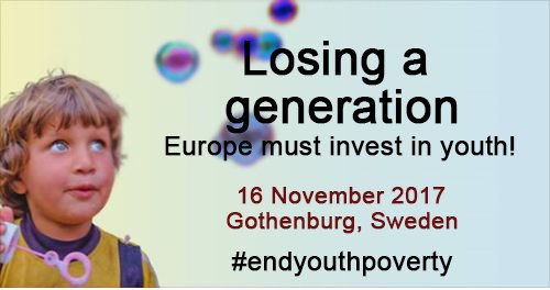 CaritasEuropa's tweet photo. We've checked how young people are doing in 17 countries. Our conclusions in #Gothenburg on 16 Nov https://t.co/WcUbRnFmPy #SocialSummit17 https://t.co/l6vTdSSlA9
